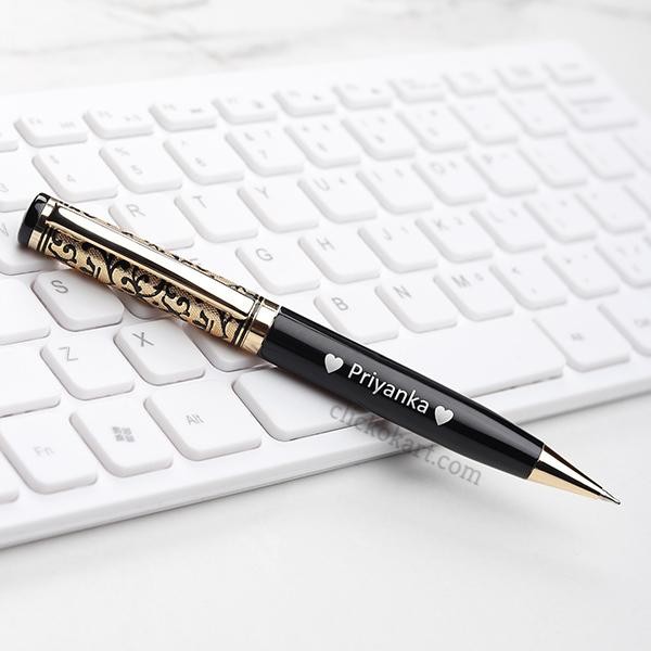 Personalized Ballpoint Pen DAVID Name Pen Wood Design West WC with Case *NO  INK* | eBay