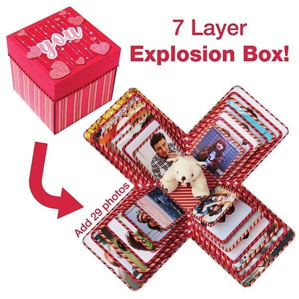 Creative Holiday Gift Explosion Box DIY Valentines Day Surprise Explosion  Handmade With Magic Flying Butterfly Birthday Gift Box - AliExpress