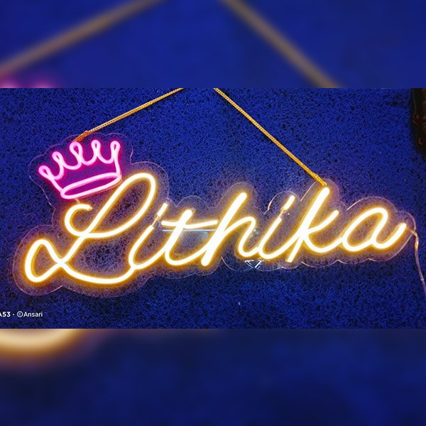 crown neon light