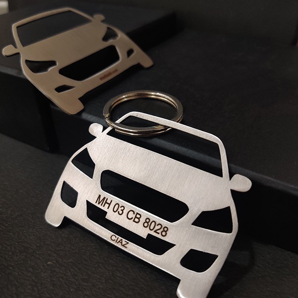 Car clearance keychain customized