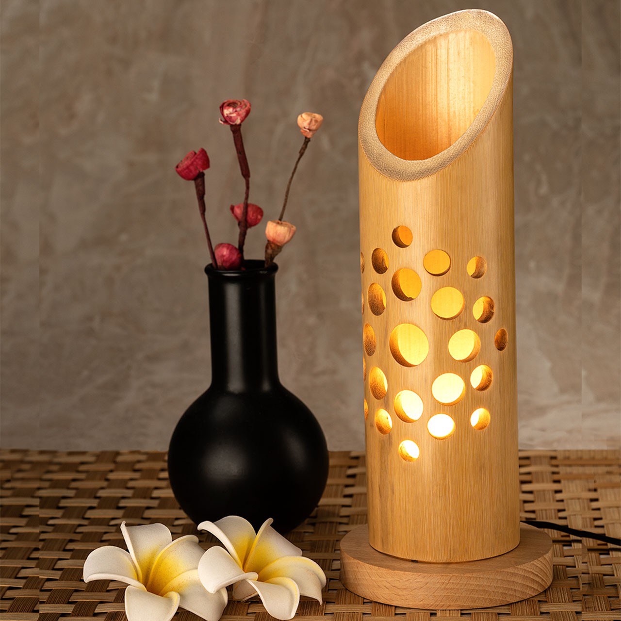 Bamboo deals lamp design