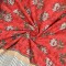 Exclusive Cotton Red Lotus Bedsheet