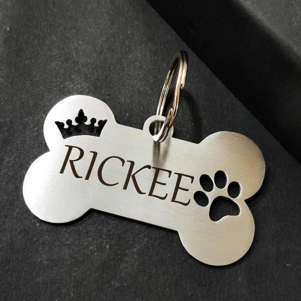 Crown dog 2024 tags for pets