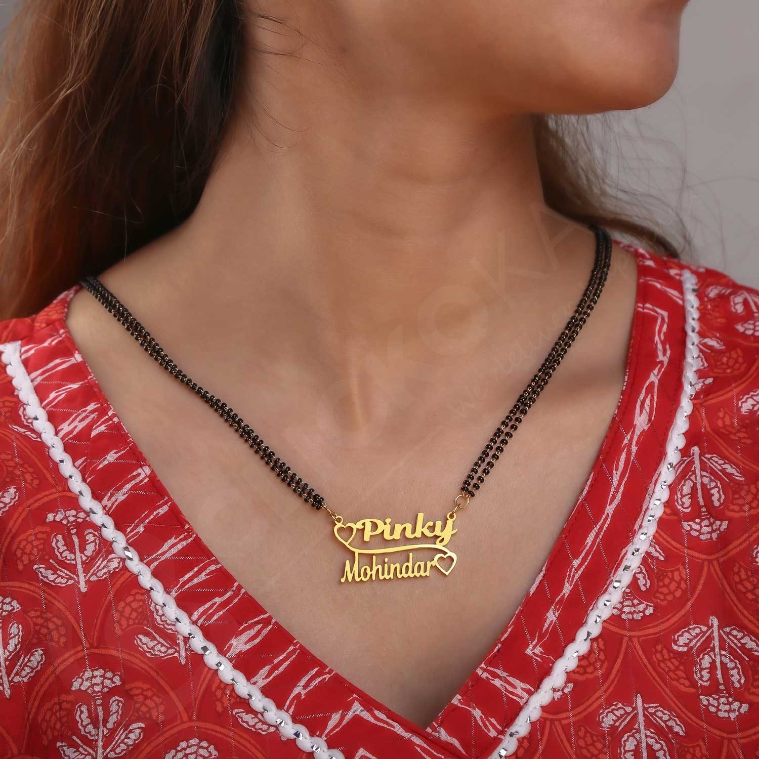 Ayushi deals name pendant